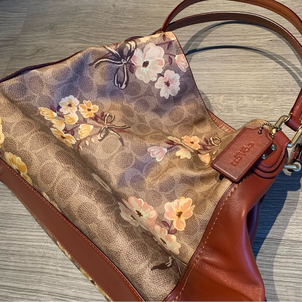 Coach Floral Monogram Purse